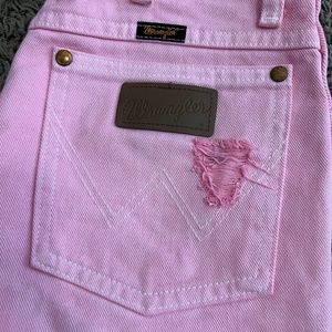 Pink Wrangler Shorts